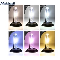 Phare auxiliaire LED externe 6 LED pour moto, voiture, vélo électrique, lampe LED modifiée, remplacement d'ampoule LED projecteur double lentille D2S