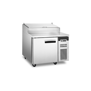 Plan de travail de cuisine en acier inoxydable de 1,8 mètre à refroidissement direct, table à <span class=keywords><strong>pizza</strong></span>, réfrigérateur sous <span class=keywords><strong>comptoir</strong></span> de haute qualité - Product Image 4