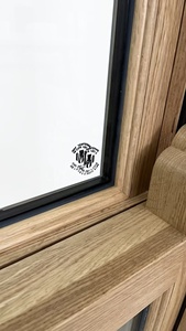 Thiết kế mới màu gỗ rắn gỗ đơn treo cửa sổ cửa sổ gỗ - Product Image 6