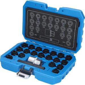 BRILLIANT TOOLS - BT691390 Jeu de clés de verrouillage de roue pour VW (22 pcs.) -EAN 4042146849156 FREINS ET ROUES - Product Image 1