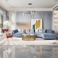 Juego de Sofás Esquineros Rosados de Diseño Italiano, Canapés de Lujo Turcos en Forma de L, Sofá Moderno para Sala de Estar, Muebles para Sala de Estar