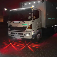 YOSOVLAMP 12-24V camion modification châssis LED arc-en-ciel fond décoration lumière clignotante lampadaire
