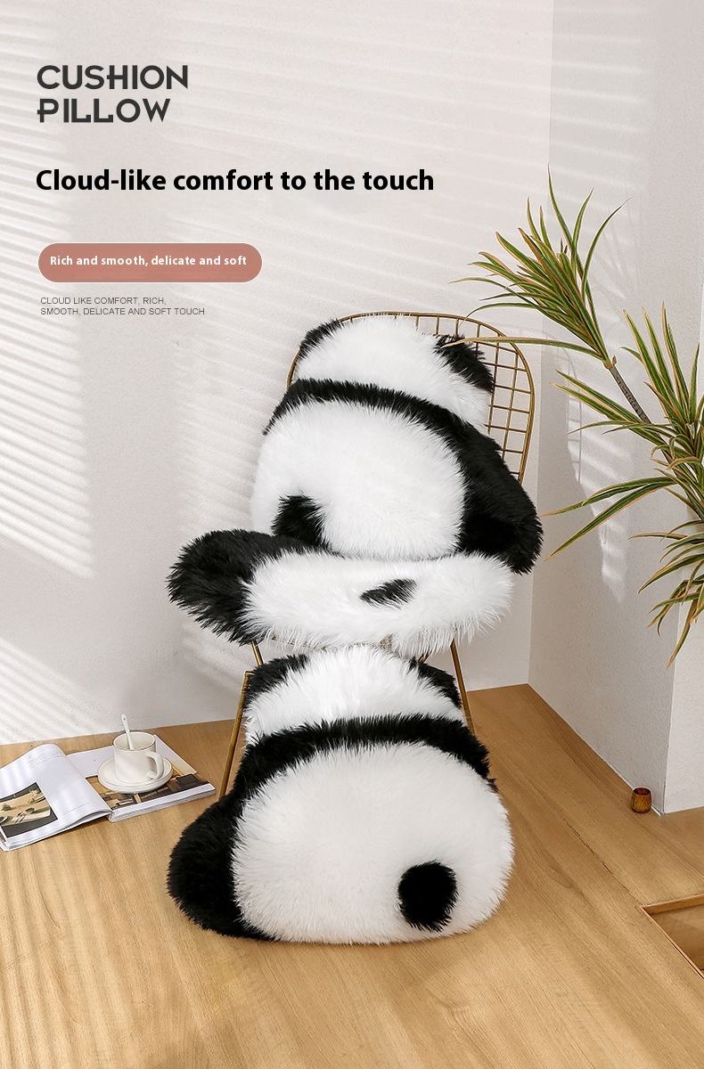rabbit velvet pillow