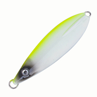 Leurre de pêche artificiel lumineux à descente lente, jig à descente lente, jigging en eau salée