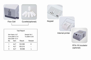 Pas cher Prix Cliniques De Laboratoire Instruments Rayto Analyseur De Chimie RT-9200 Semi-Auto Biochimie Analyseur Rayto <span class=keywords><strong>Instrument</strong></span> Vétérinaire - Product Image 6