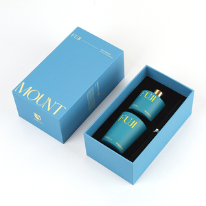 Sang trọng tùy chỉnh nhãn hiệu riêng đa mùi hương 50ml 70g sậy khuếch tán và nến thiết lập Hộp Quà Tặng thiết lập - Product Image 4