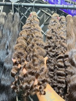 Extensiones de Cabello Humano Indio Liso y Ondulado, Cabello Virgen con Cutícula Alineada, Cabello Natural
