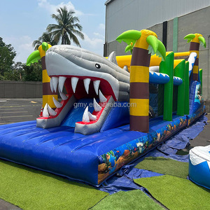 Castillo Inflable con Tobogán y Piscina con Temática de Zoológico, Castillo Inflable con Diseño de <span class=keywords><strong>León</strong></span> y Panda, Parque Infantil Inflable para Niños en Venta - Product Image 4