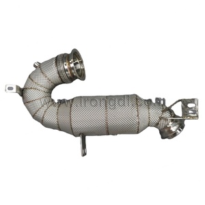 Downpipe catalysé pour Mercedes-Benz GT50 GT53 E53 3.0T en acier inoxydable 304 avec bouclier thermique – Échappement haute performance pour voiture - Product Image 1