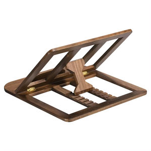 SAMDI 360-Grad-Einstell- und faltbarer hölzerner Bücherständer mit Seitenaufnäher tragbarer Kunststoff-Laptop-Tisch für den Bürobedarf - Product Image 3