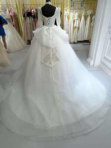 S0835N 2026 nouveau luxe longue queue une Version princesse à manches longues perle lourde haute qualité fée robe de mariée - Product Image 6
