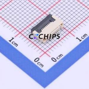 FPC-0.5FX-8PWBH20 FFC/FPC Connector SMD,P=0.5mm Connector Flip Cover Type Bottom Contact 8P 0.5mm - Product Image 1