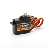Micro-servo analogique EMAX ES08MAII 12g, engrenages entièrement métalliques, couple de 1,8 kg.cm, vitesse élevée de 0,12s pour pièces d'avion RC à voilure fixe et multirotor