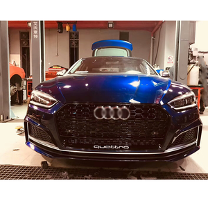 Griglia Stile RS5 a Nido d'Ape, Griglia Sostitutiva per <span class=keywords><strong>Audi</strong></span> <span class=keywords><strong>A5</strong></span> B9 S5 2017-2019, <span class=keywords><strong>Nera</strong></span>, Scatola di Cartone, ABS, 5 Set, Pagamento T/T - Product Image 5