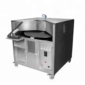 Commerciële Arabische Pita Broodbakmachine Bakkerij Tunnel Gasoven Arabische Roti Making Machine Pizza Rond Gas Bakoven