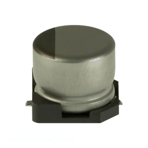 Condensateur UWT1A470MCR1GB CAP ALUM 47UF 20% 10V SMD à montage en surface 47 uF - Product Image 1