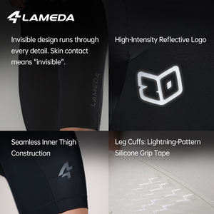 लानेडा महिला साइकिल चलाना शॉर्ट्स इतालवी पैंट कुशन आरामदायक और गैर पर्ची साइकिलिंग शॉर्ट्स - Product Image 5