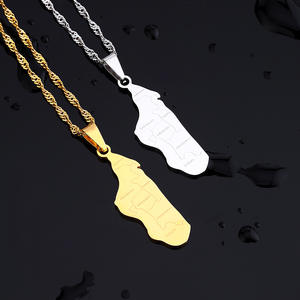 España <span class=keywords><strong>Islas</strong></span> Canarias Tenerife Gran Canaria Fuerteventura <span class=keywords><strong>La</strong></span> <span class=keywords><strong>Palma</strong></span> Lanzarote Mapa Colgante Collares Mujer Chica Joyería - Product Image 3