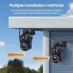 Y11 10x Optical Zoom Bullet PTZ Dome Solar Network 4G Card Security IP Surveillance Camera