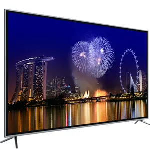 110 inç çin akıllı Android LCD LED TV 4K UHD fiyat, fabrika ucuz düz ekran televizyonlar