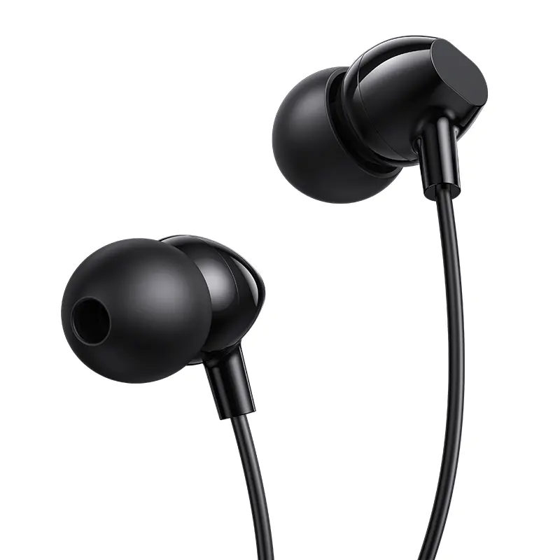 USAMS SJ594 EP-47 cheap price headphone earbuds 3.5mm in-ear 1.2m wired earphone good sound quality with hifi microphone