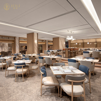Personnaliser les sièges de stand élégants en cuir PU rembourrés de luxe moderne café meubles d'hôtel kiosques de restaurant pour le projet