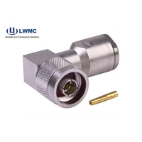 Cable Coaxial en Ángulo Recto con Conector N Macho y LMR400 RF UHF para una Comunicación RF Conveniente