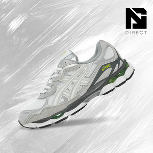 Asics Gel Nyc 'white Glacier Grey' Zapatos para correr con estilo para hombre, zapatillas ligeras Asics para deporte - Product Image 1