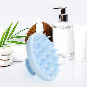 Cepillo Masajeador de Lujo para Cabello y Cuero Cabelludo, de Silicona Suave, Portátil, para Cuidado del Cuero Cabelludo, Cepillo de Champú para Cabello Seco - Product Image 5