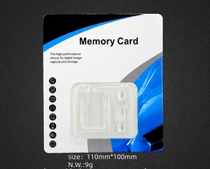 Wholesale <b>memory</b> card packaging <b>box</b> for TF/SD storage cards, featuring blister card paper packaging, transparent mini PP <b>box</b> - Product Image 3