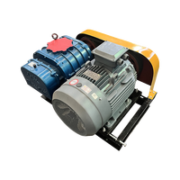 Souffleur Roots électrique à entraînement par courroie haute pression avec moteur AC pour générateur d'ozone, source de gaz, faible bruit, en fonte, personnalisable OEM