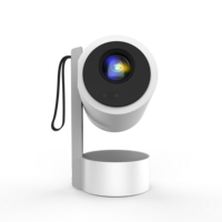 Fábrica al por mayor HY300 Mini proyector inteligente logotipo personalizado R3 LCD proyector al aire libre portátil y listo para enviar