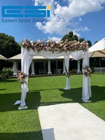 Kit de drapage de plafond pour mariage ESI Canopy, système de tuyaux et de rideaux, structure de support de rideau réglable