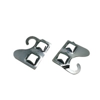 Clips métalliques sur mesure fabriqués en Chine, service de traitement de tôles en acier inoxydable sur mesure, service de revêtement noir