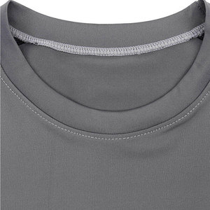 <b>Compression</b> Full Sleeves T <b>Shirt</b> High Quality <b>Custom</b> Logo <b>Design</b> Blank Oversized O-Neck <b>Shirt</b> for Men - Product Image 4