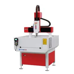 Kleine Holzgravurmaschine Desktop 6060 6090 Mini 4 Achsen CNC-Router für Holz Metall Aluminium