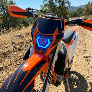 Phare avant RGB hexagonal pour moto <span class=keywords><strong>KTM</strong></span> EXC 125 250 300 350 400 450 TPI Six Days - Pièce détachée moto - Product Image 3
