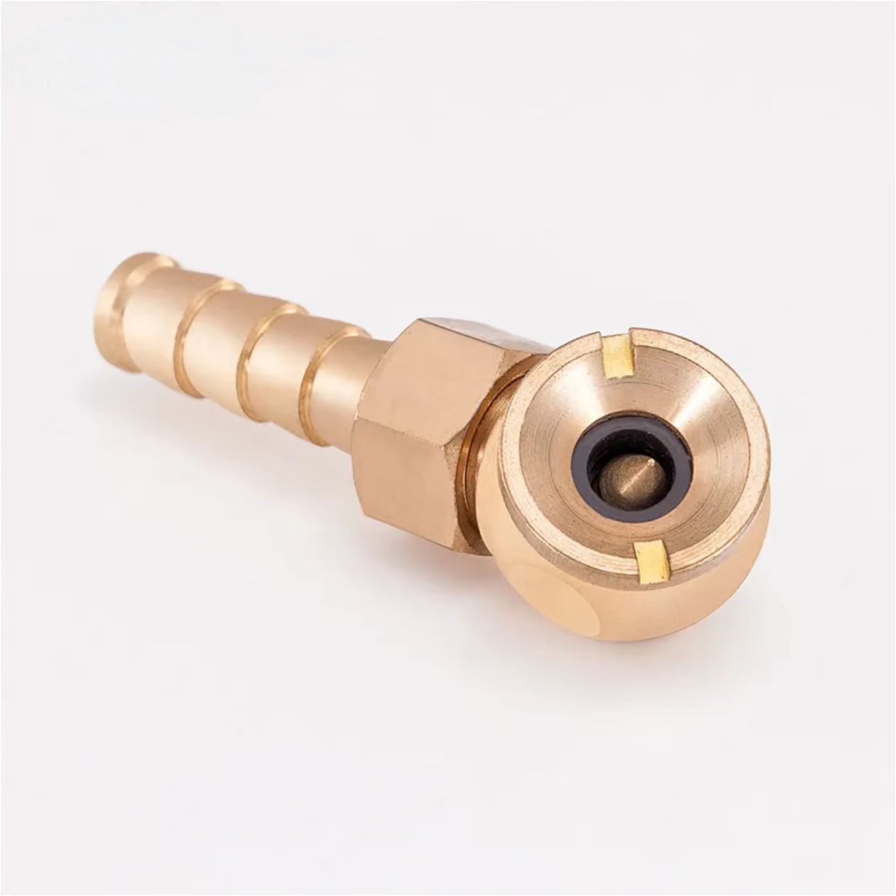 With Hose Barb Air Chuck Open Air Chuck Foot 8mm Air Hose Tire Inflation Deflating Tool
