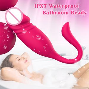 Groothandel 10-frequentie telescopisch vibrerend ei APP-afstandsbedienbaar springend ei vibrerend voor vrouwen - Product Image 4