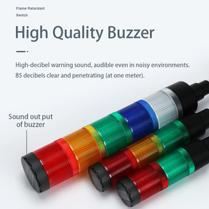 Cảnh báo ánh sáng onpow HBJD-55A loạt hai lớp RG <span class=keywords><strong>Led</strong></span> flash <span class=keywords><strong>light</strong></span> <span class=keywords><strong>LED</strong></span> với buzzer tháp tín hiệu - Product Image 5