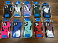 Coque de téléphone antichoc avec support à anneau, bords surélevés pour la protection de l'écran et de l'objectif, étui anti-rayures pour Infinix Hot 70/Note 60 Pro