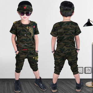 Conjunto de Ropa Infantil de Algodón con Estampado de Soldado 2017 para Niños, Gran Venta - Product Image 2