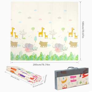 <span class=keywords><strong>Tapis</strong></span> pour enfants de qualité supérieure, écologique, non toxique, <span class=keywords><strong>tapis</strong></span> de jeu pour bébé pliable et imperméable - Product Image 3