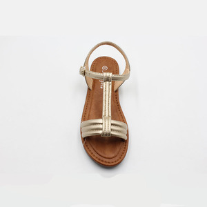 Sandalias planas con suela de goma suave antideslizante con punta abierta, zapatos de gladiador romano informales para mujer, productos de verano, tendencia - Product Image 4