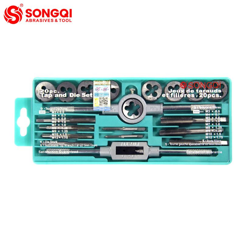 20 Piece Metric Threading Kit with