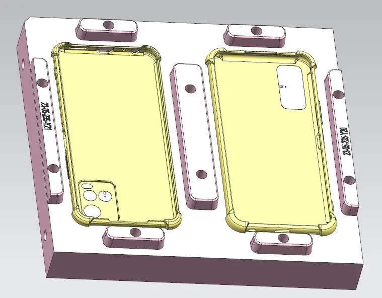 Molde personalizado de silicone para celular, plástico de injeção, capa de celular para smartphones, molde para fabricantes