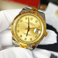 Montre mécanique de luxe pour homme, saphir, acier inoxydable, étanche, plongée sportive, automatique, fonction lumineuse, 41 mm, analogique