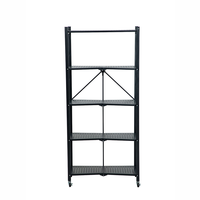 Étagères pliantes en acier inoxydable pour gagner de la place, organisateur amovible pour salle de bain, salon, garage, armoire