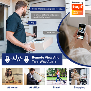 Top-Selling Wholesale <b>Smart</b> Lock <b>Wifi</b> 3D Face Cerradura Digital Screen Pull Push <b>Smart</b> Door Lock With <b>Camera</b> Fingerprint - Product Image 3