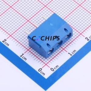DG301-5.0-03P-12-00A(H) Screw Terminal Block Through hole Component (THT),P=5mm Connector 5mm Through Hole 3P 1 - Product Image 1